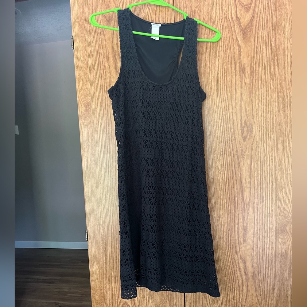 Black Knitted(?) Charming Charlie dress Size medium